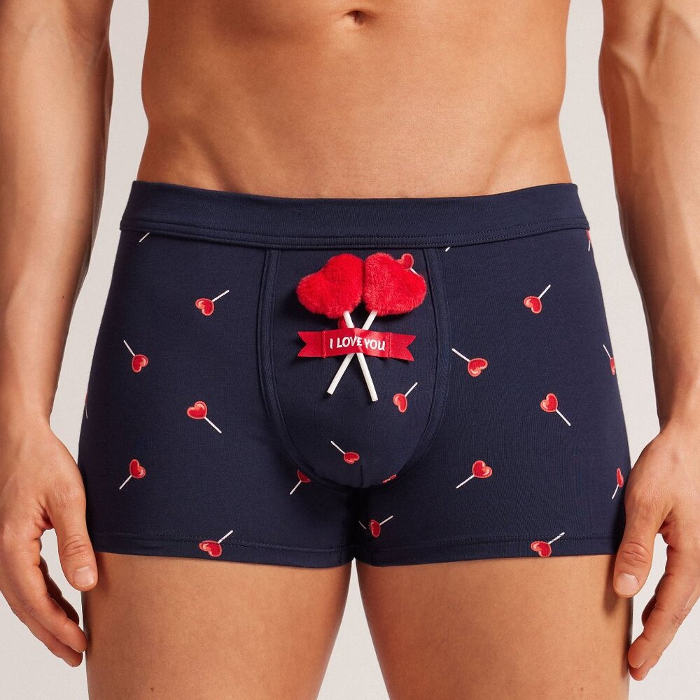 Intimissimi Heart Lollipops Plush Toy Superior Cotton Boxers